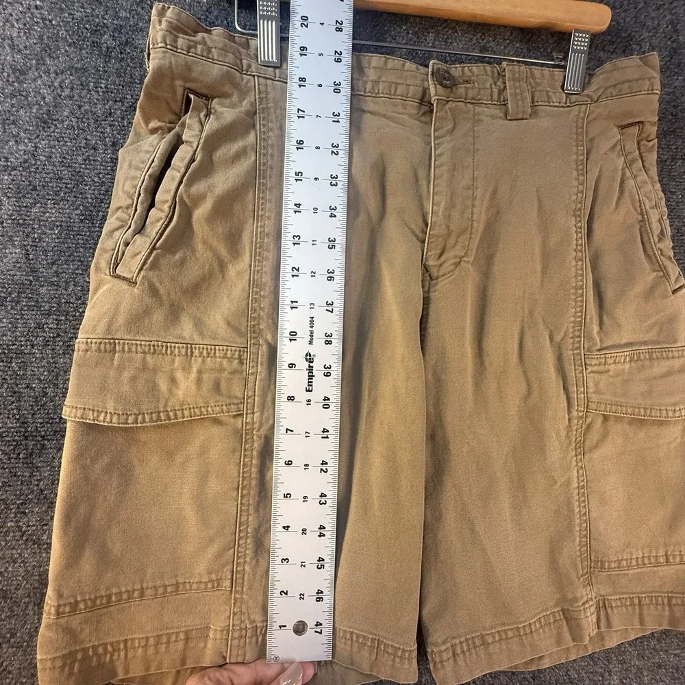 Tommy Bahama Cargo Shorts Mens 35 Khaki Tan Stretch Tencel Cotton Casual - Picture 5 of 14